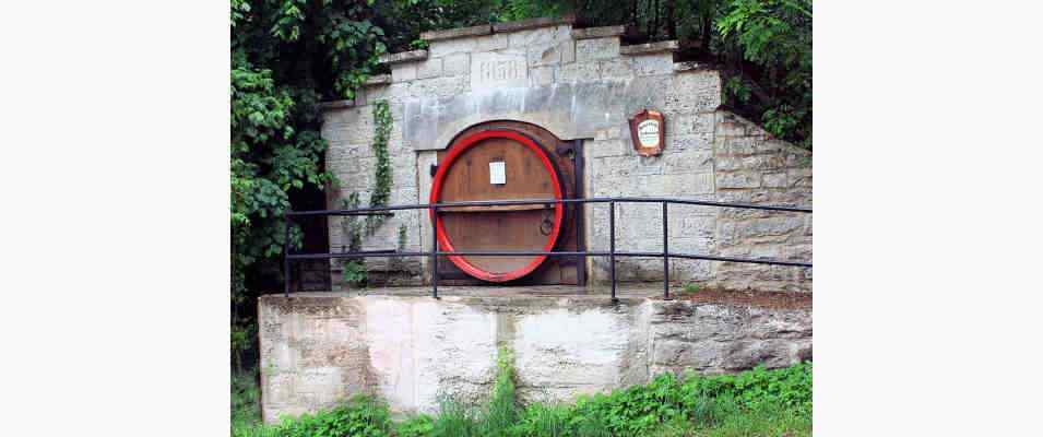 Eingang des Brauereimuseum in Beilngries im Altmühltal