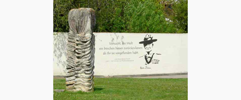 Skulpturenpark am Bienen-Schöpfungsweg in Eichstätt im Altmühltal