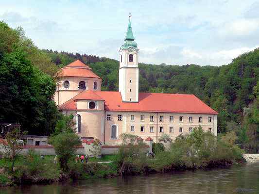 Weltenburg Abbey at Kelheim