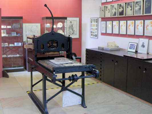 Lithographie im Bürgermeister-Müller-Museum in Solnhofen